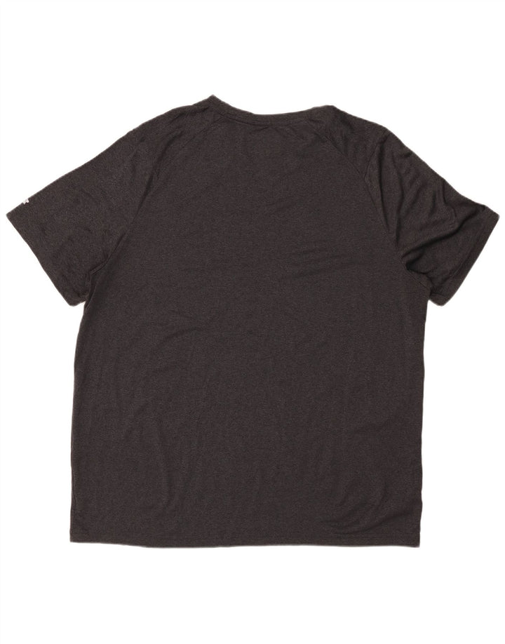 RUSSELL ATHLETIC Tricou Bărbați Dri-Power Top UK 46/48 XL Poliester Gri