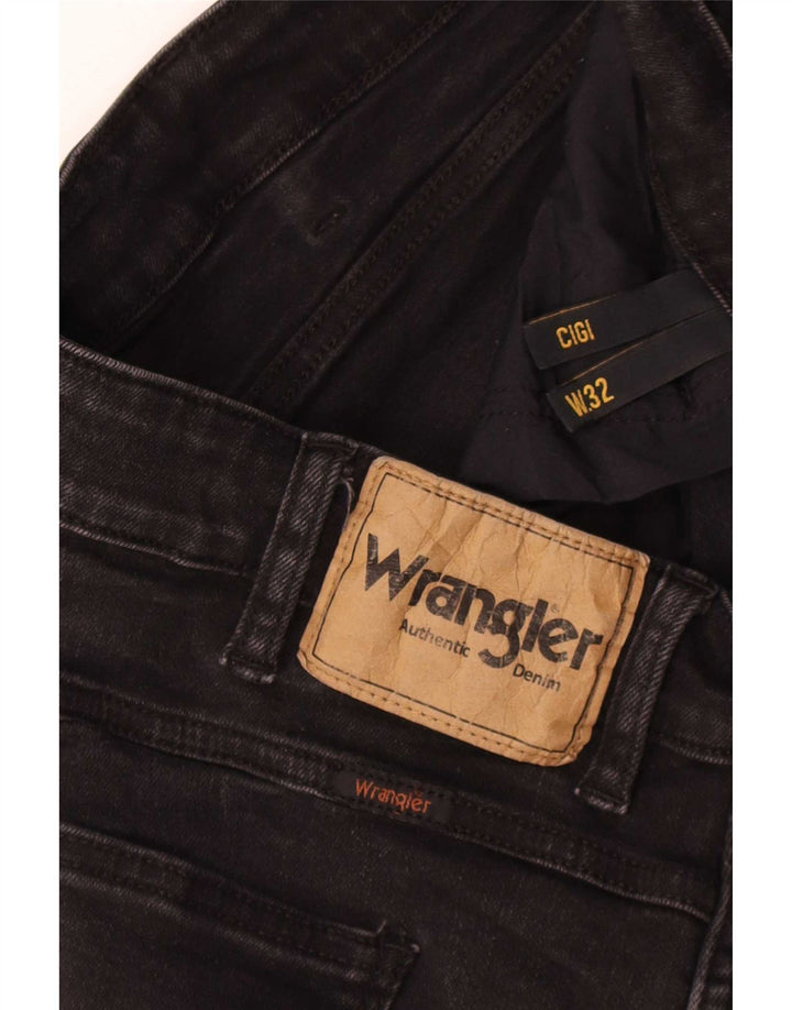 Pantaloni scurți din denim distressed Wrangler W32 Large Black