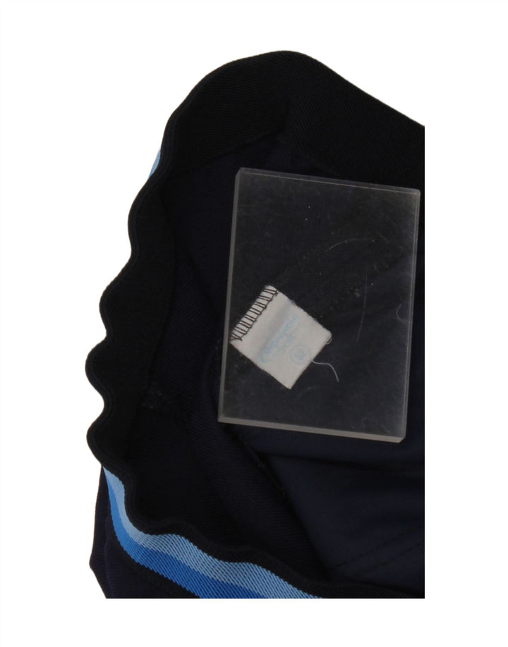 F.LLI CAMPAGNOLO Mens Chino Shorts IT 52 XL W32 Navy Blue Polyester