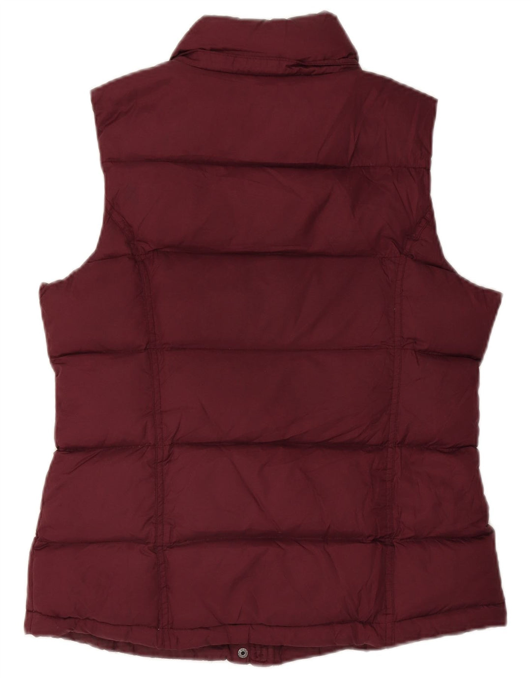 Crew Clothing Gilet căptușit pentru femei UK 12 Medium Maroon Poliester
