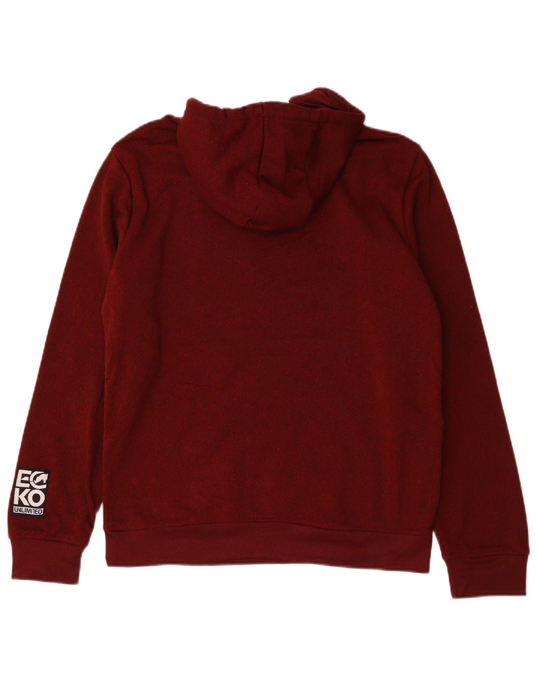 Pulover Ecko Unltd pentru bărbați, cu capota cu grafică, poliester mic Bordeaux