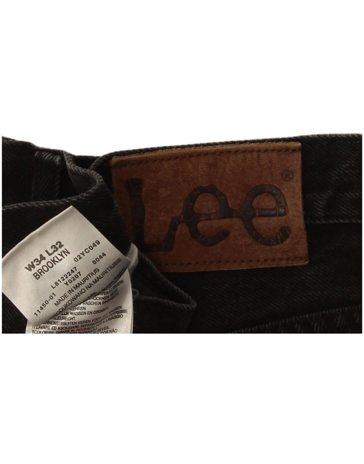 Blugi Lee Brooklyn Capri pentru bărbați W34 L23 bumbac gri