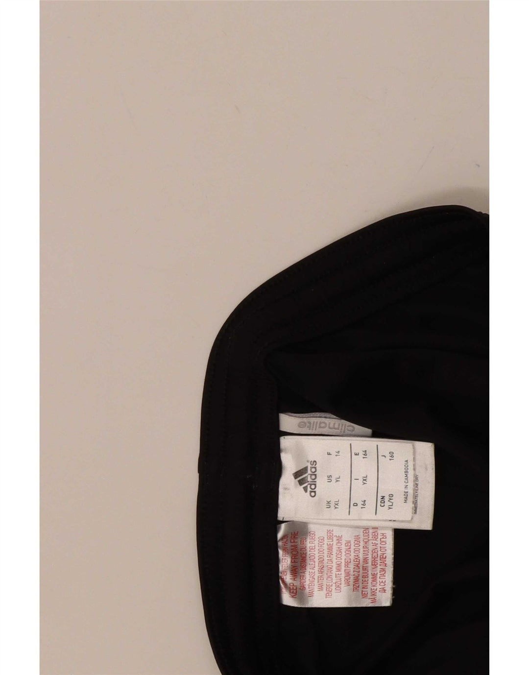 Pantaloni scurți sport adidas Climalite pentru băieți 13-14 ani poliester negru