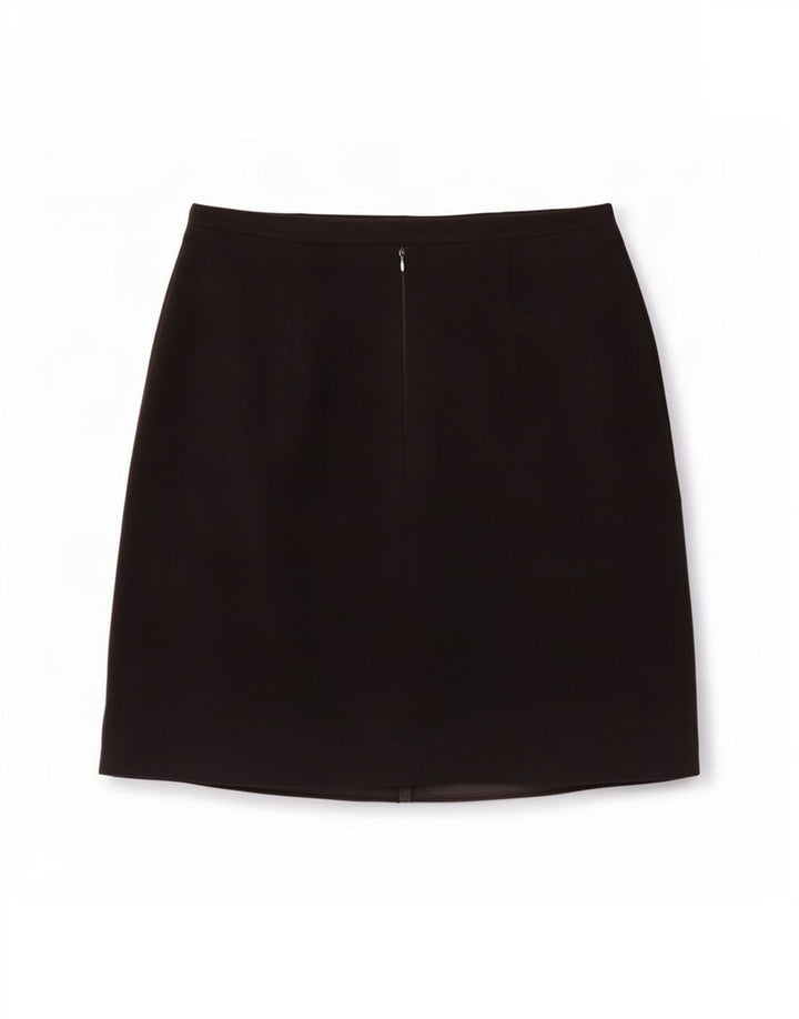 Fustă A-Line pentru femei Marks & Spencer UK 12 Medium W30 Poliester negru