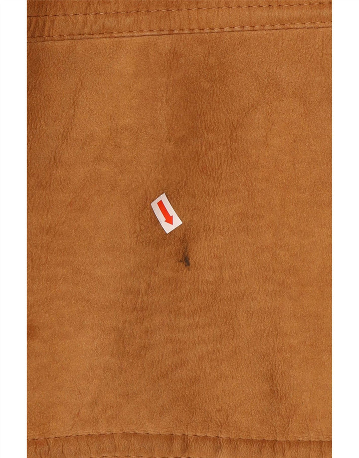 Jachetă vintage pentru bărbați din shearling UK 36, bej, din shearling