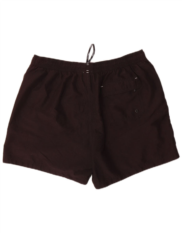 Pantaloni scurți de înot grafic Calvin Klein pentru bărbați XL poliester color bloc negru