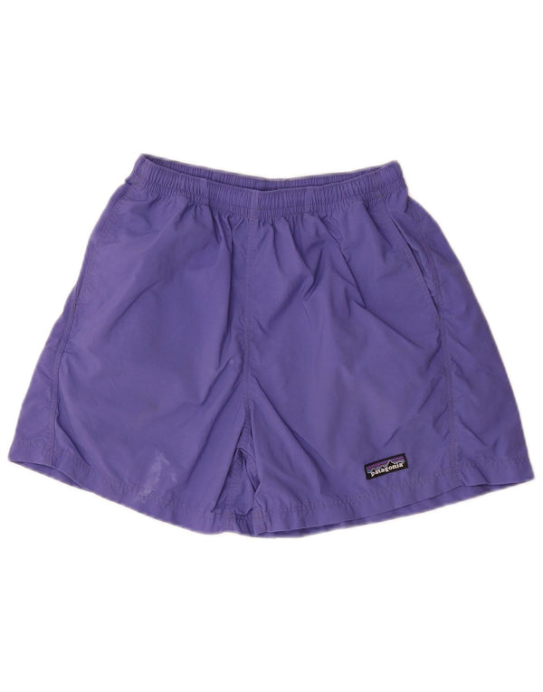 Pantaloni scurti sport Patagonia pentru femei UK 8 Small Purple Poliester
