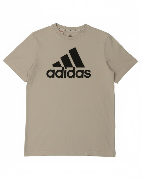 Tricou grafic Adidas pentru băieți Top 15-16 ani Bumbac alb