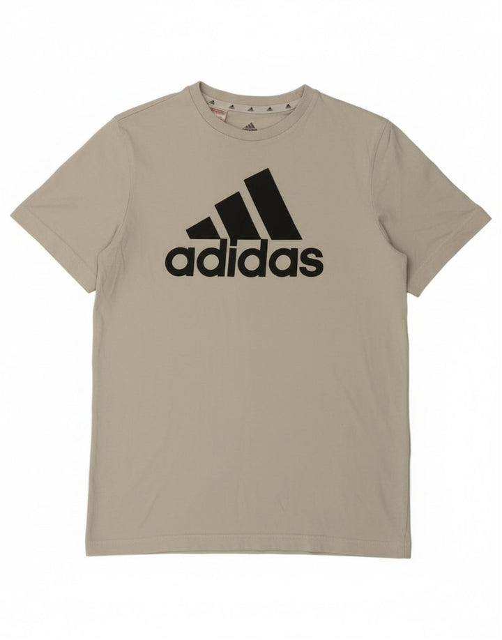 Tricou grafic Adidas pentru băieți Top 15-16 ani Bumbac alb