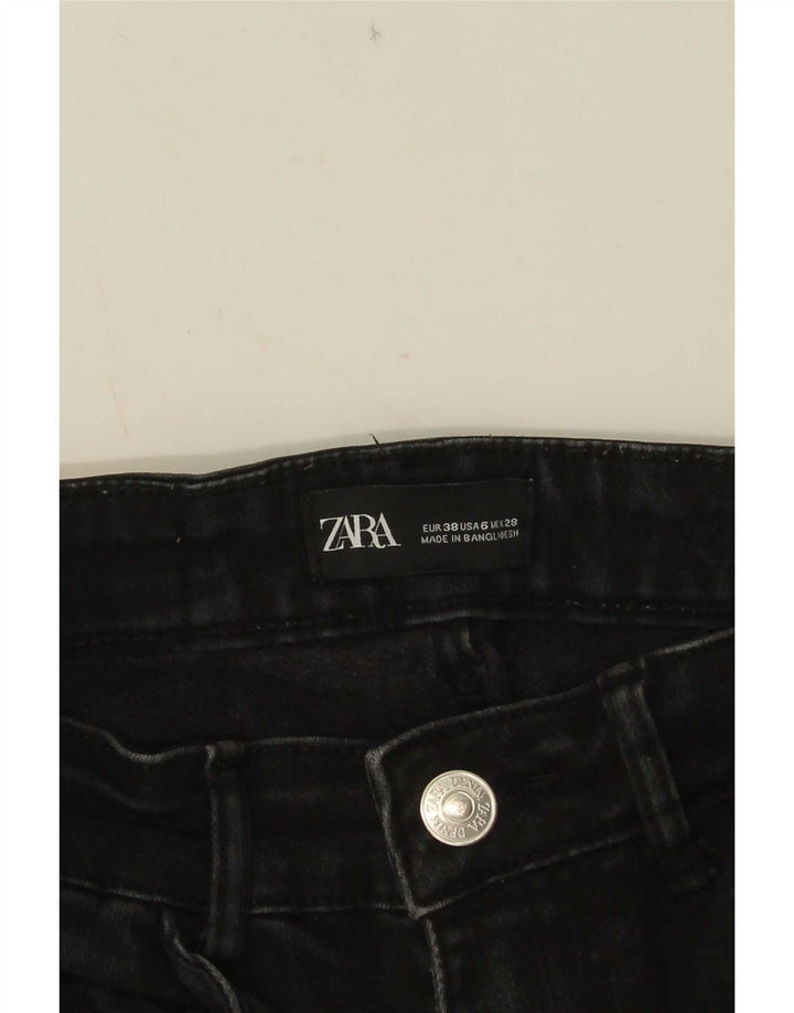 Blugi slim pentru femei Zara EU 38 Mici W28 L26 Negri