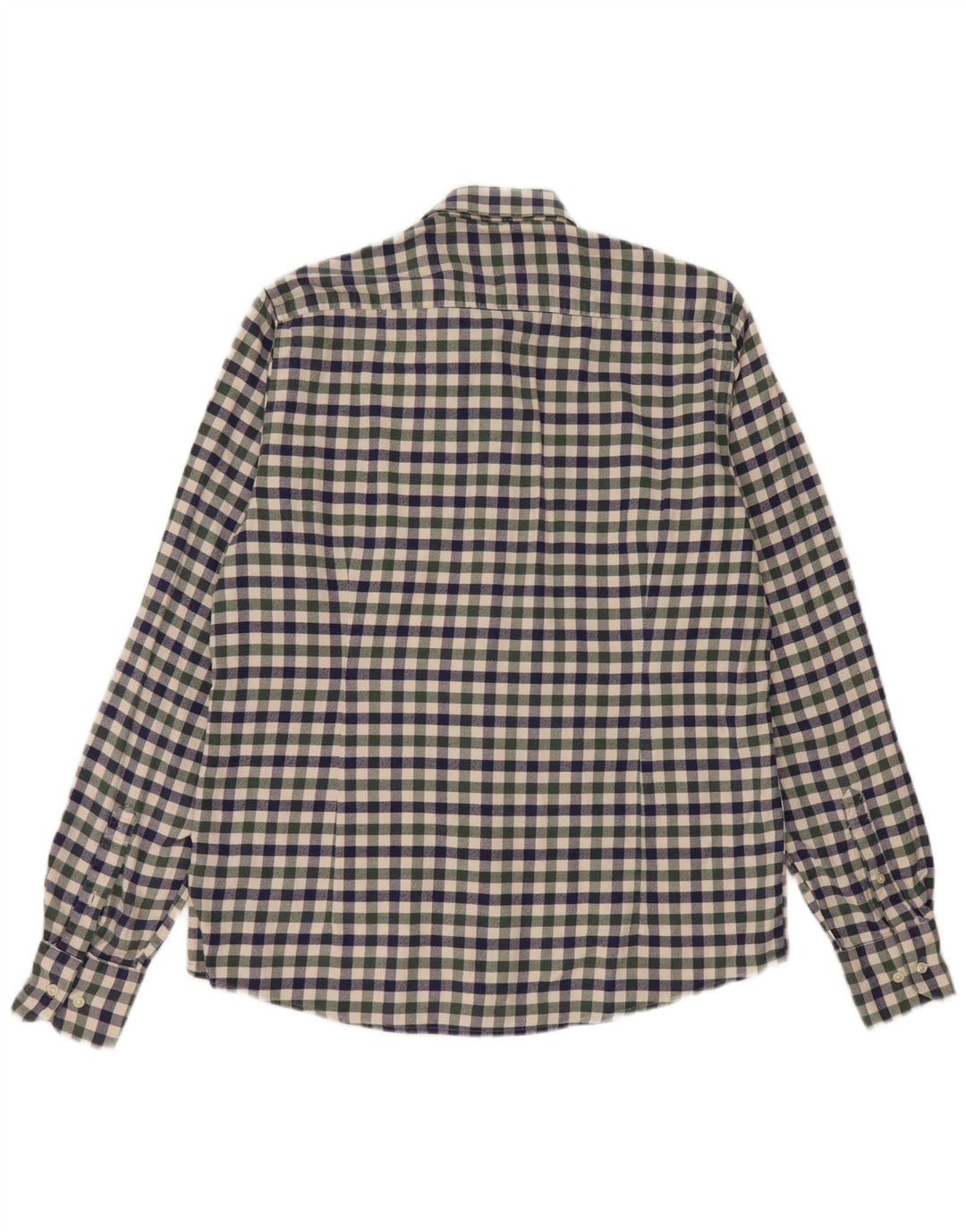 Cămașă de flanel pentru bărbați Barbour, cu croială, din bumbac vichy albastru mediu