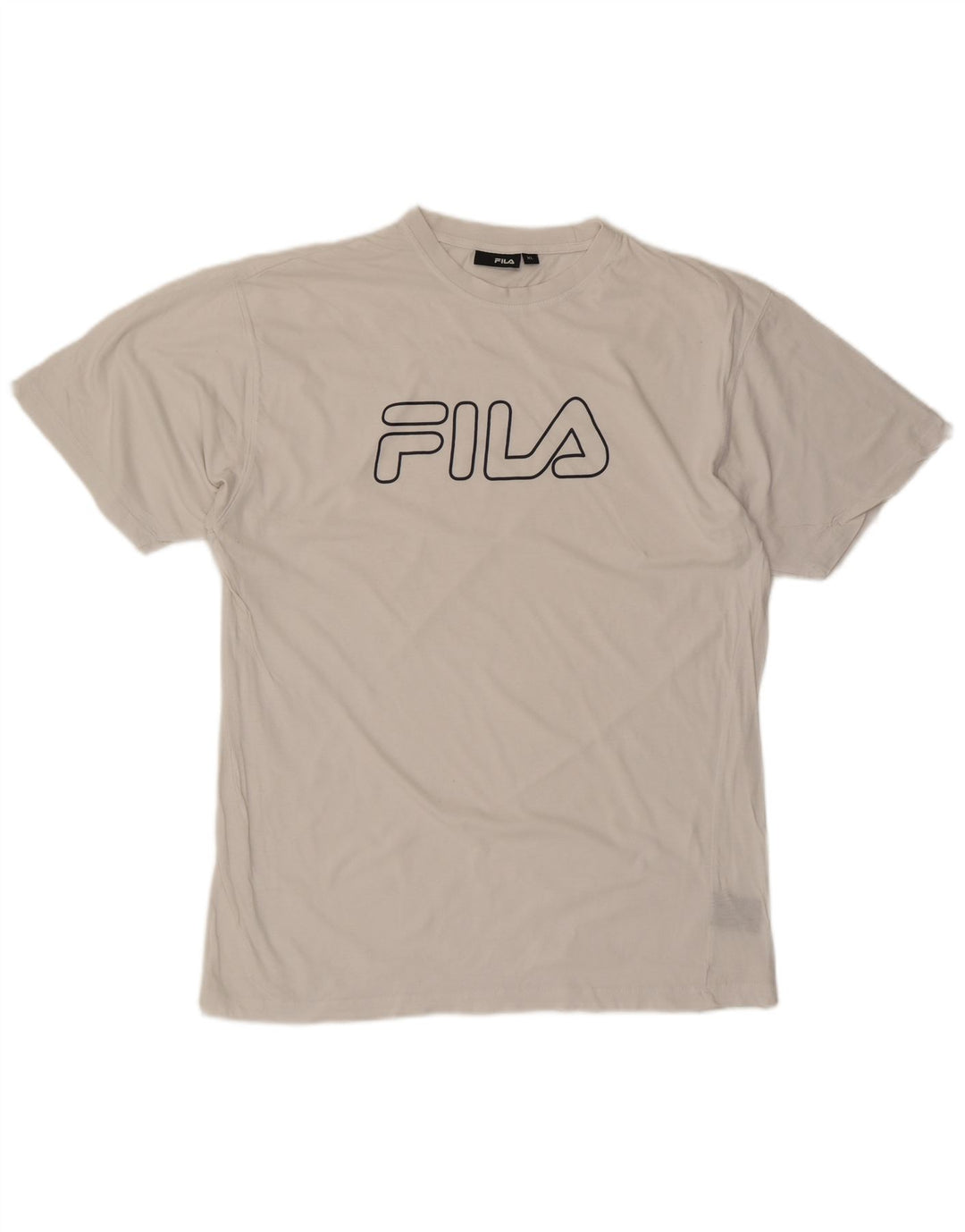 Tricou grafic pentru bărbați FILA Top XL Bumbac alb