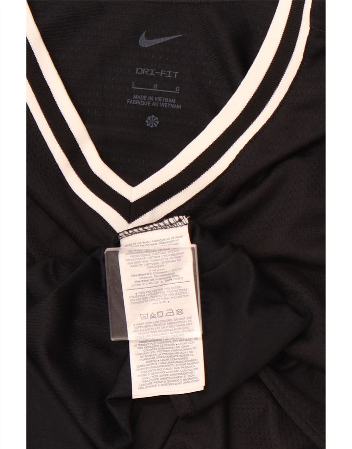 Vestă NIKE Dri Fit pentru bărbați, mare, negru, poliester