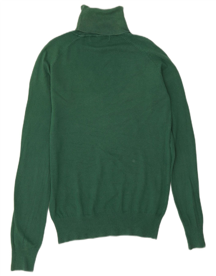 Pulover pentru femei cu gât rulat Zara UK 14 mare verde