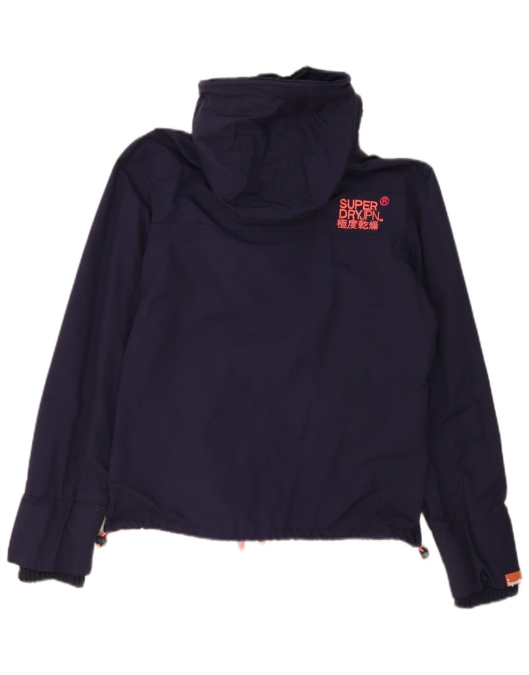 Jachetă Windbreaker Superdry pentru femei UK 14 Medium Bleumarin