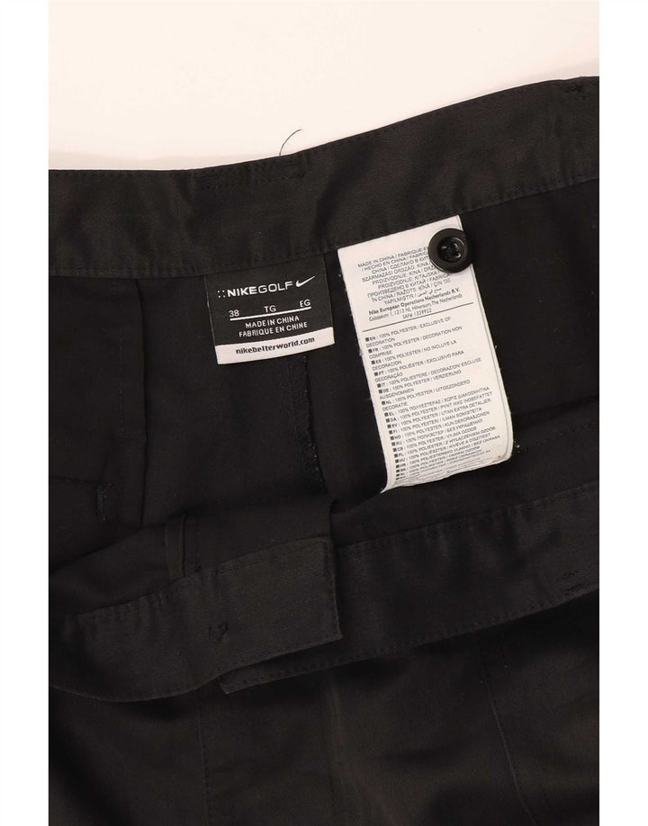 Pantaloni scurți chino pentru bărbați Nike W38 XL poliester negru