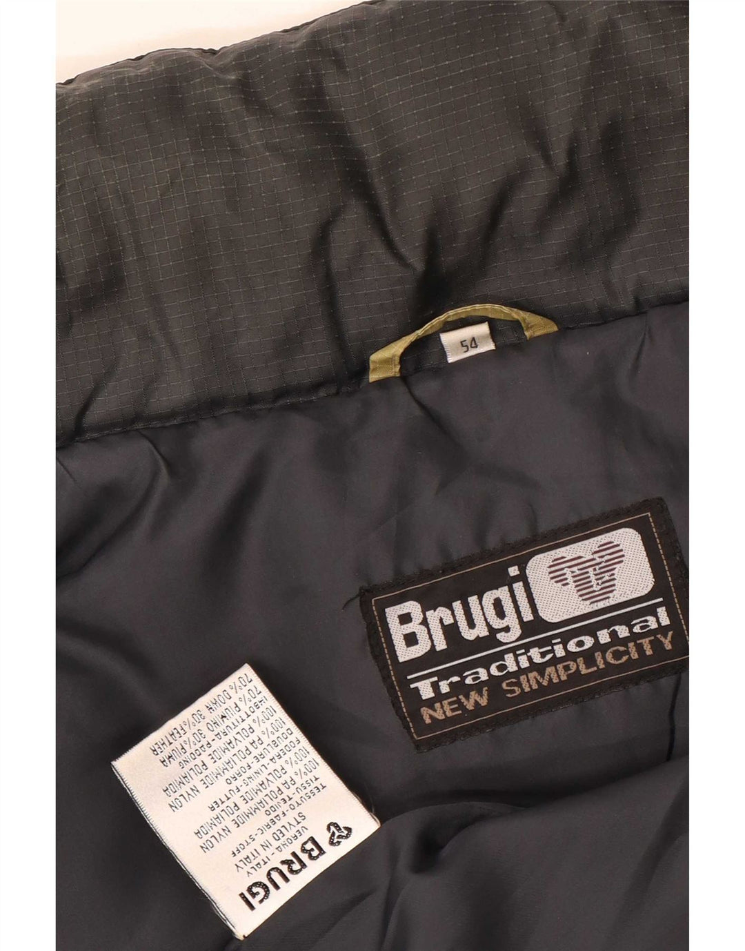 Gilet căptușit pentru bărbați Brugi IT 54 2XL Galben Poliamidă