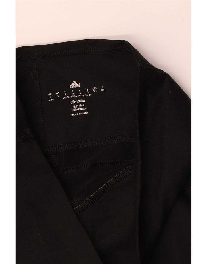 Leggings Adidas Climalite Capri pentru femei UK 8/10 Small Black