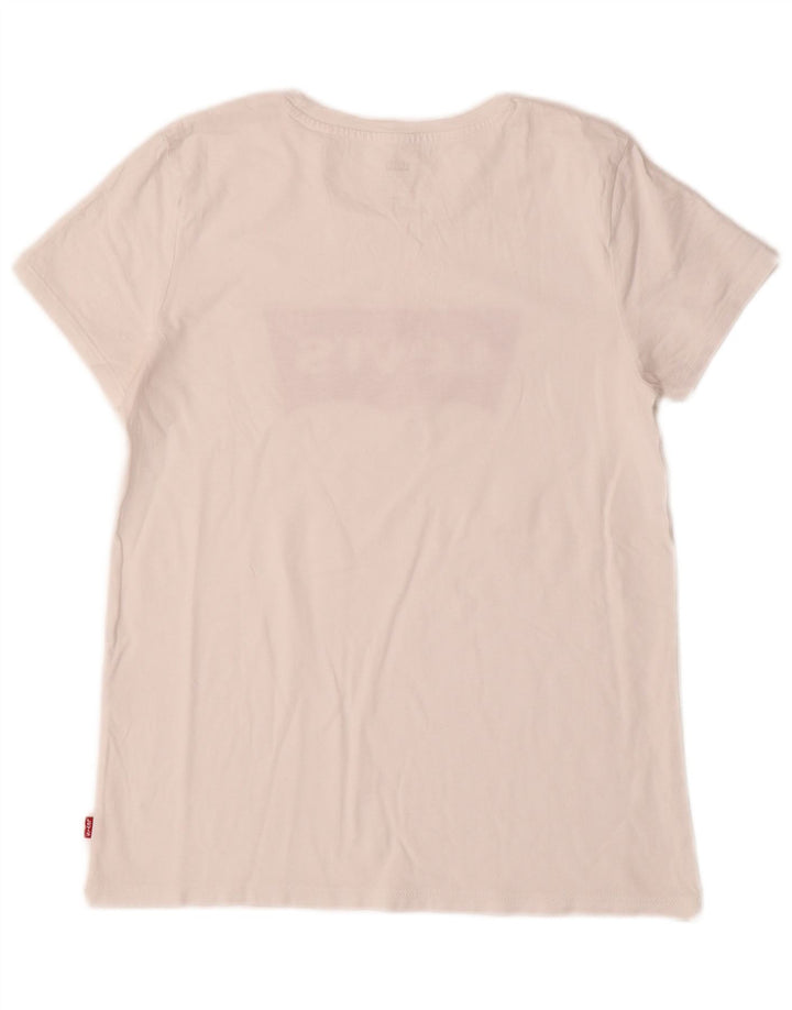 Tricou grafic Levi's pentru femei Top UK 10 Small White
