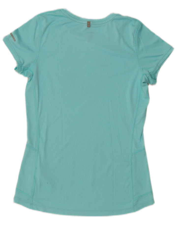 Tricou Nike Dri Fit pentru femei Top UK 10 Poliester turcoaz mic