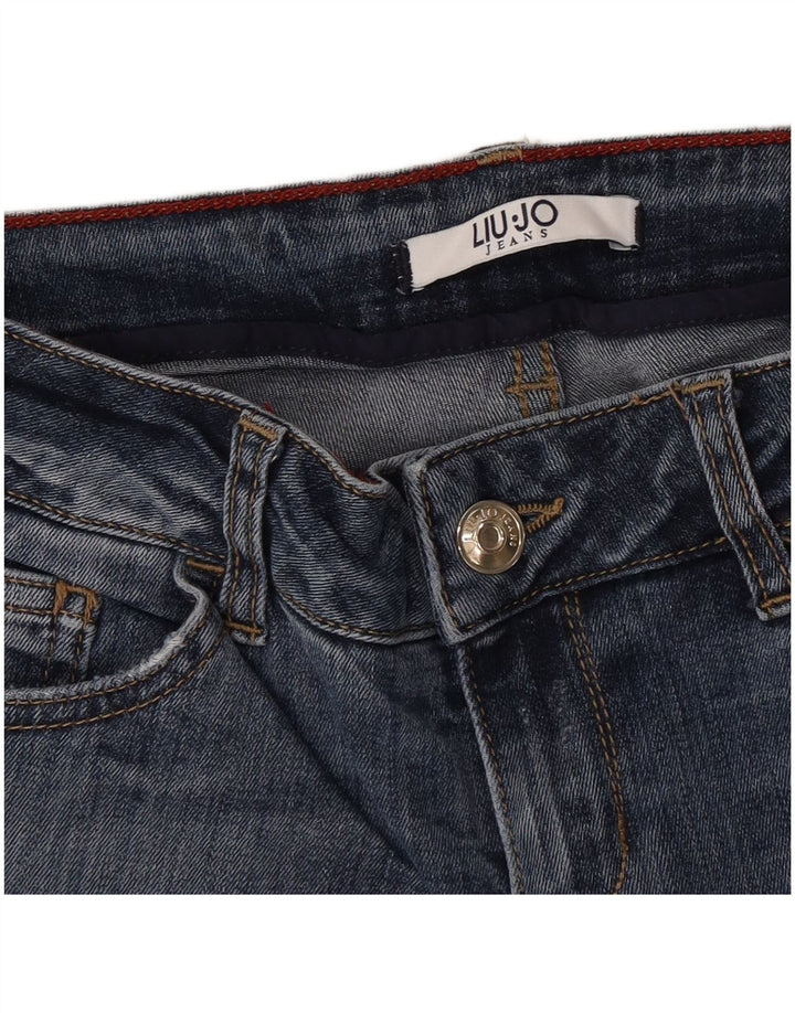 Blugi skinny pentru femei Liu Jo W28 L28 Albastru