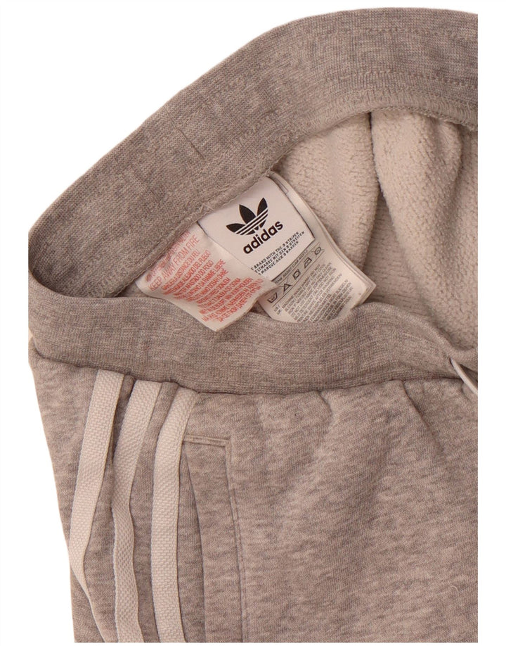 Pantaloni scurți sport pentru băieți Adidas 8-9 ani bumbac gri