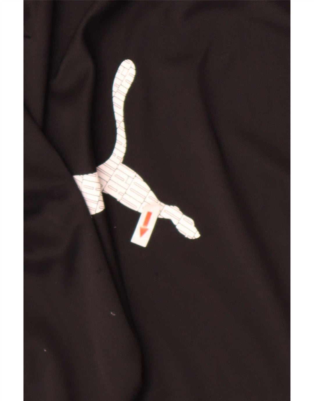 Tricou grafic Puma pentru bărbați Top mare, negru, poliester color bloc