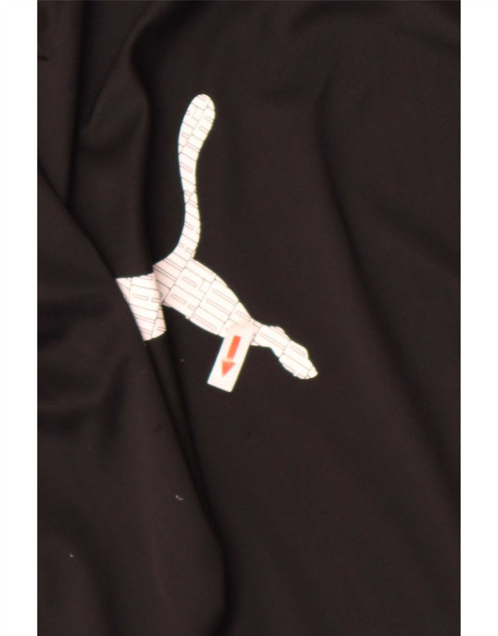 Tricou grafic Puma pentru bărbați Top mare, negru, poliester color bloc