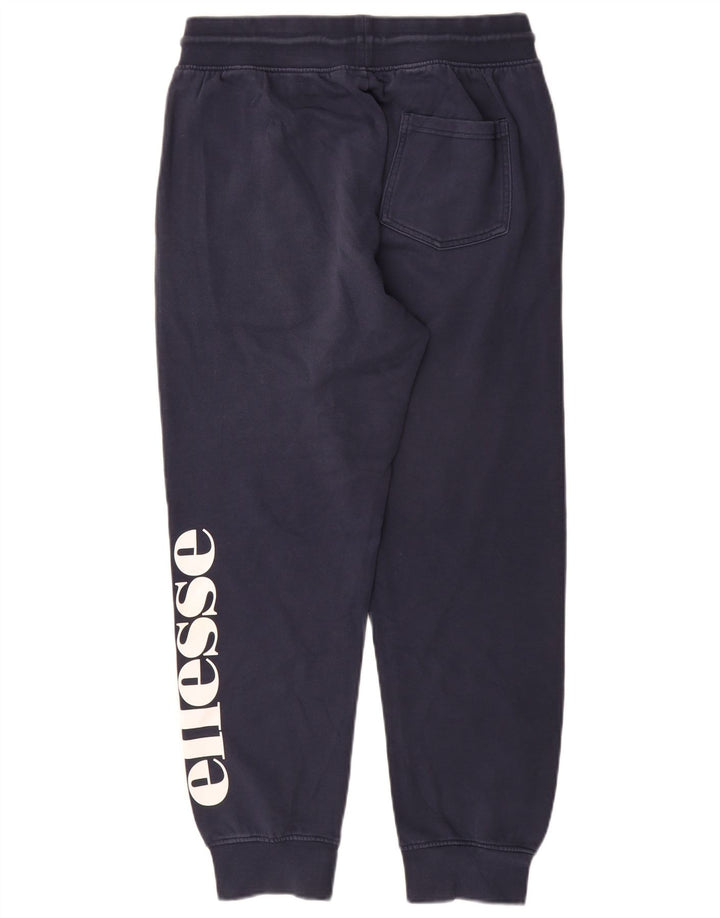 Pantaloni de trening grafic pentru bărbați Ellesse Pantaloni de jogging, bumbac mediu albastru bleumarin