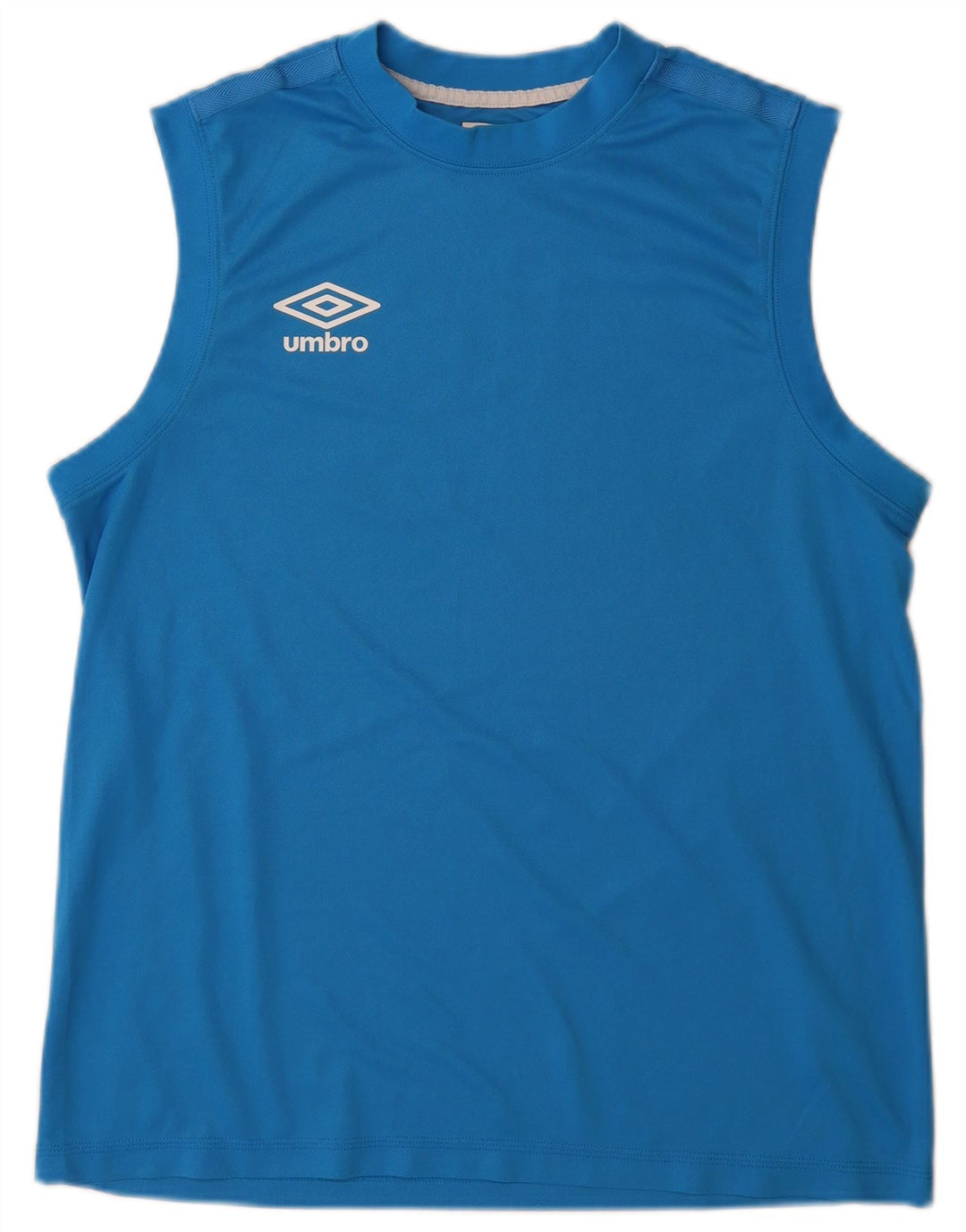 Top cu vestă grafică pentru bărbați Umbro, mare, albastru, poliester