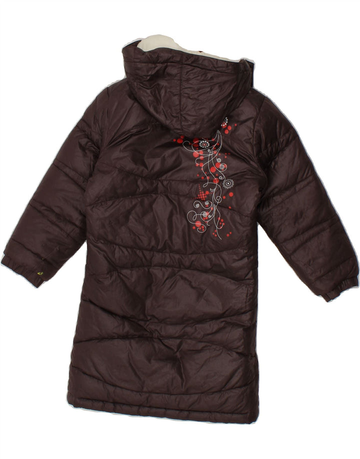 SALEWA Girls Hooded Reversible Padded Coat 3-4 Years White Polyamide Vintage SALEWA and Second-Hand SALEWA from Messina Hembry 
