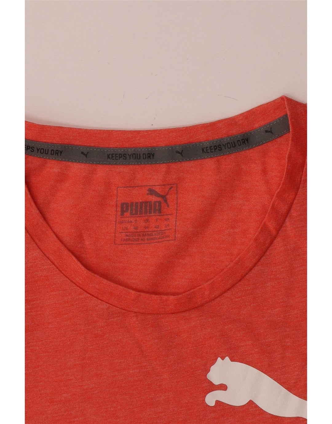 Tricou grafic Puma pentru femei Top UK 14 Large Orange