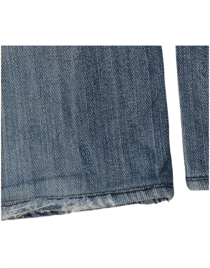 GAS Womens Straight Jeans W33 L29 Blue Cotton