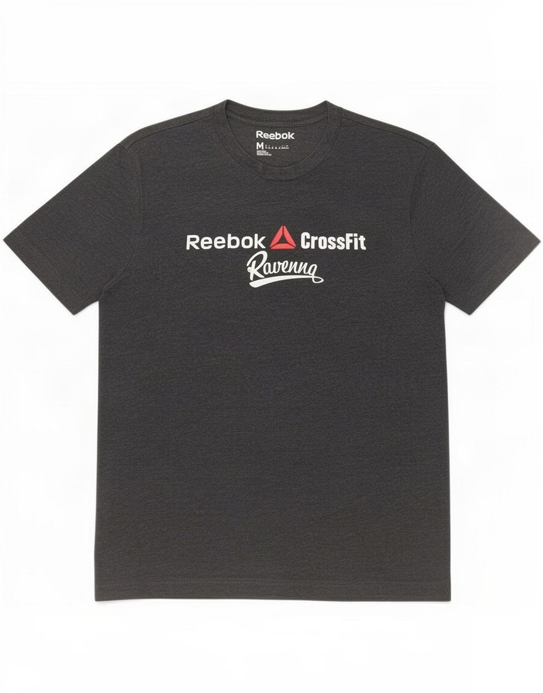 Tricou grafic pentru bărbați Reebok Top din bumbac gri mediu