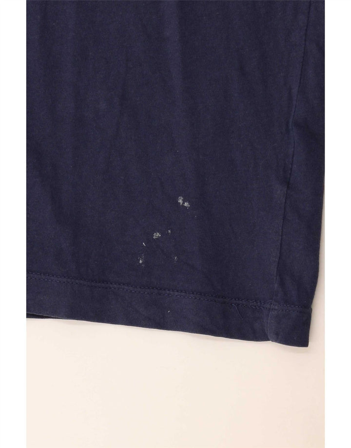 Tricou pentru bărbați Nike Top mediu din bumbac bleumarin