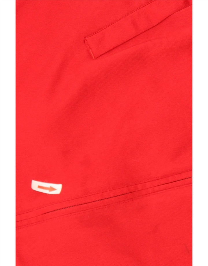 Jachetă de trening Adidas pentru bărbați Marea Britanie 40/42 Poliester Colorblock Roșu Mediu