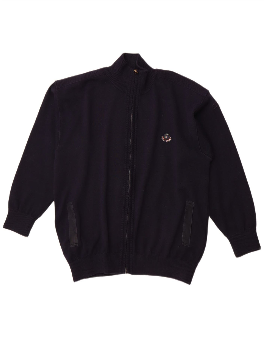 Pulover cardigan pentru bărbați BLUE DRAKE XL Lână bleumarin