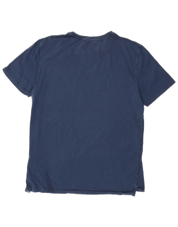 White Stuff Bărbați Tricou Top Mediu Bleumarin Bumbac