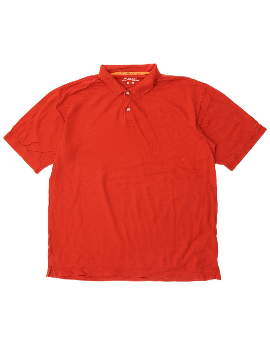 Tricou polo Columbia pentru bărbați, mare, roșu, bumbac