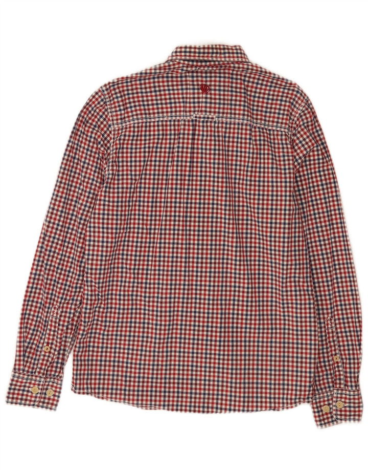 Cămașă Bărbați Fat Face Mic Roșu Gingham Bumbac