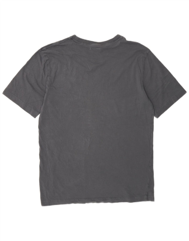 Tricou obișnuit pentru bărbați Champion Top mare din bumbac gri