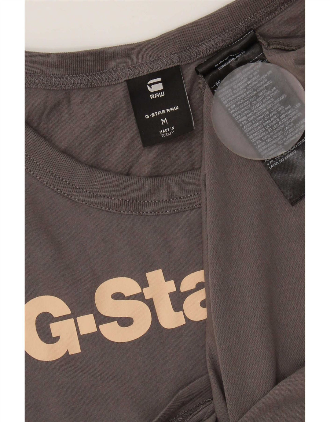 Tricou grafic G-Star pentru femei Top UK 12 Medium Gri Bumbac