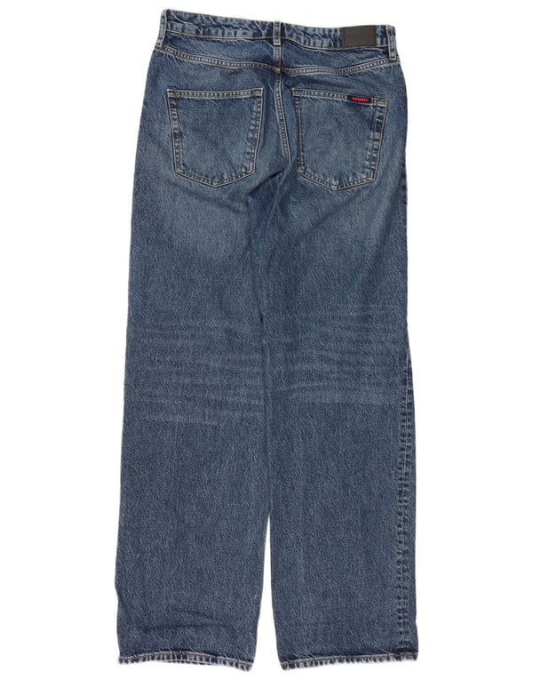 Blugi largi pentru bărbați Superdry W30 L32 Bumbac albastru