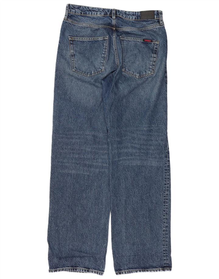 Blugi largi pentru bărbați Superdry W30 L32 Bumbac albastru