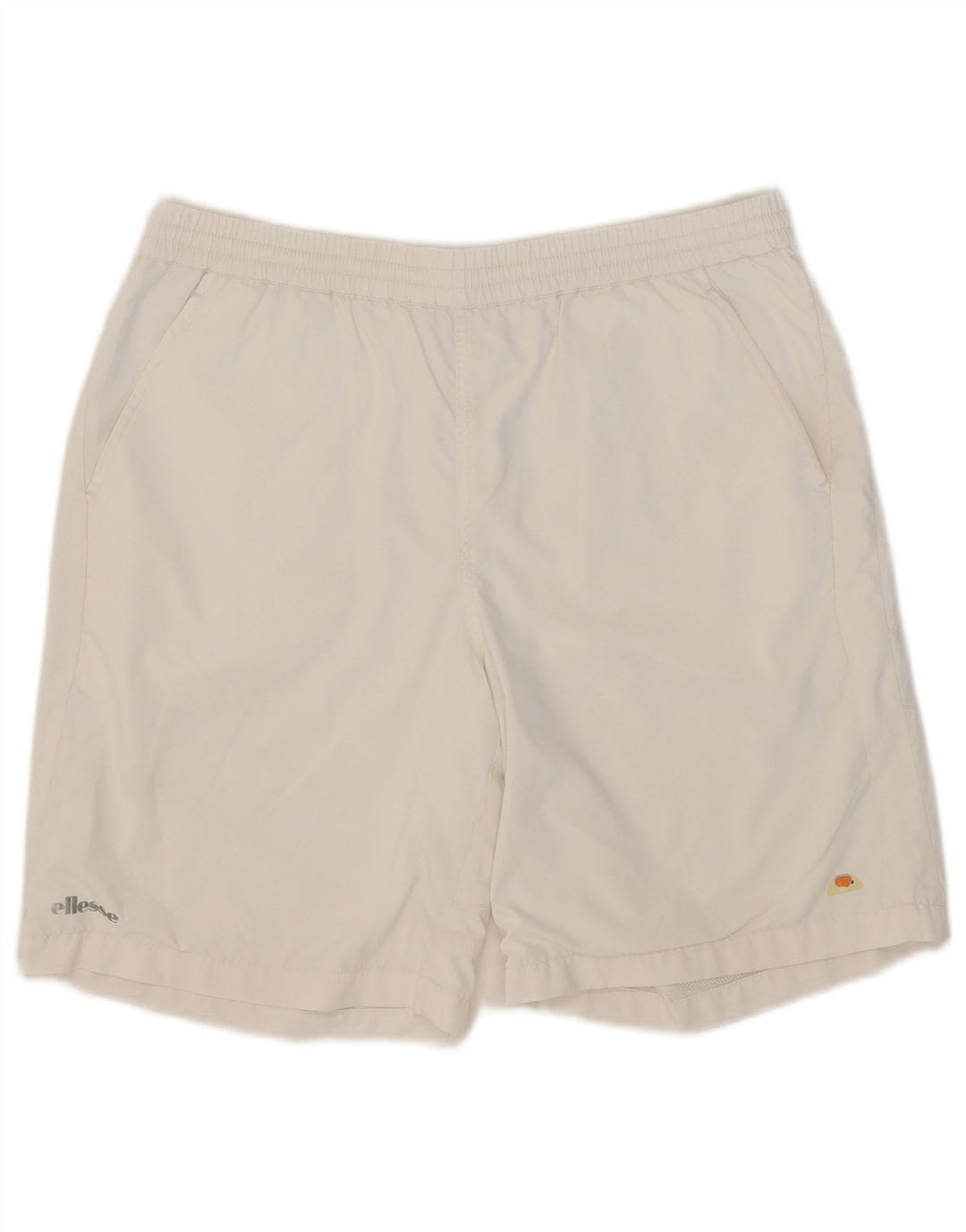 Pantaloni scurți sport Ellesse pentru bărbați, albi mici