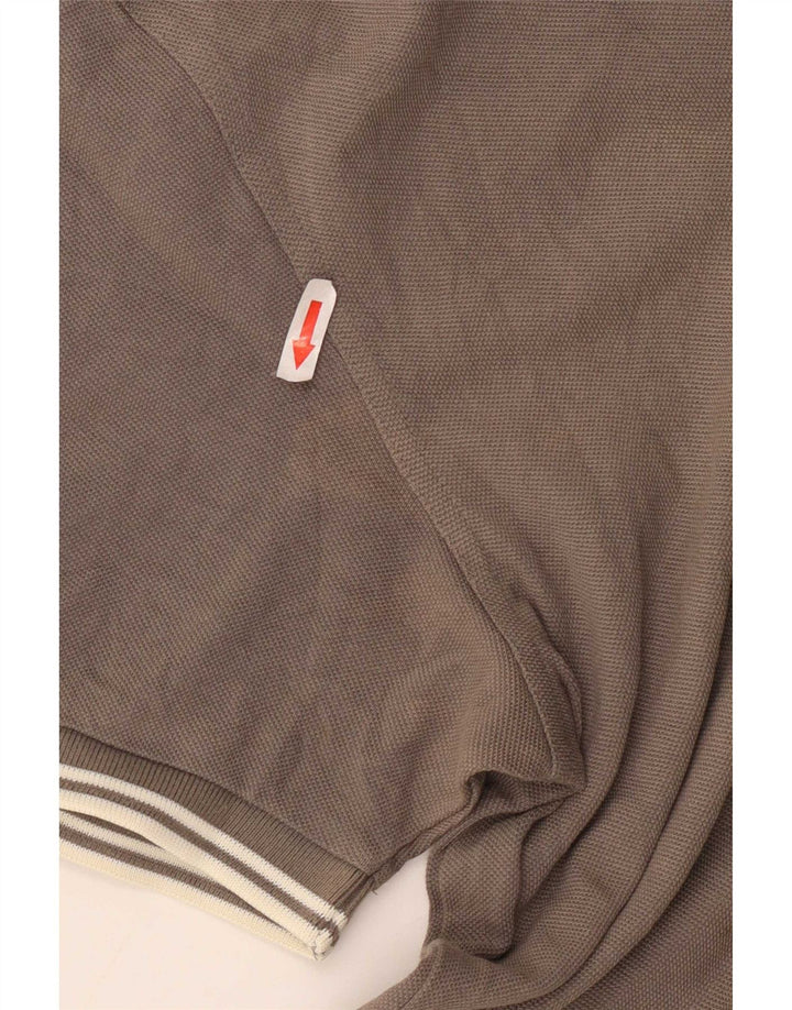 Cămașă polo Fred Perry pentru bărbați, mare, gri bumbac