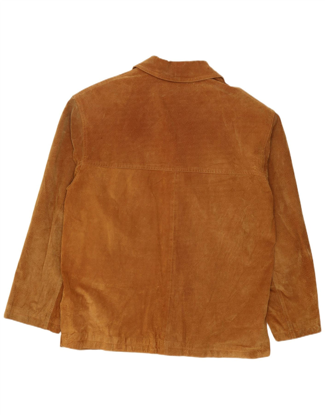 Jacheta de piele intoarsa pentru barbati vintage IT 46 Mica Bej