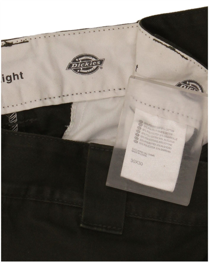 Pantaloni chino drepți pentru bărbați Dickies L30 L30 Kaki Poliester