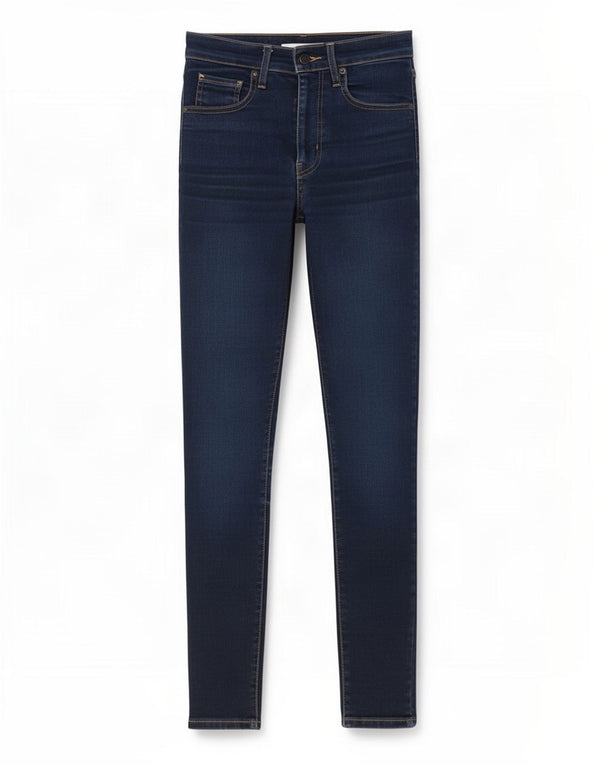Blugi super skinny pentru femei Mile High Levi's L24 L28 Bumbac albastru