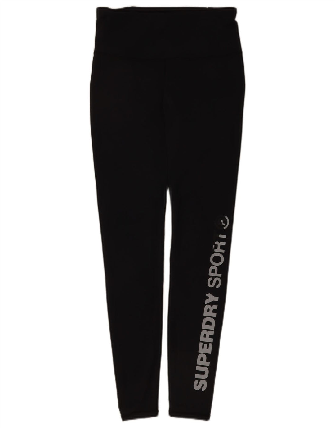 Leggings cu grafică pentru femei Superdry UK 10, poliester negru mic